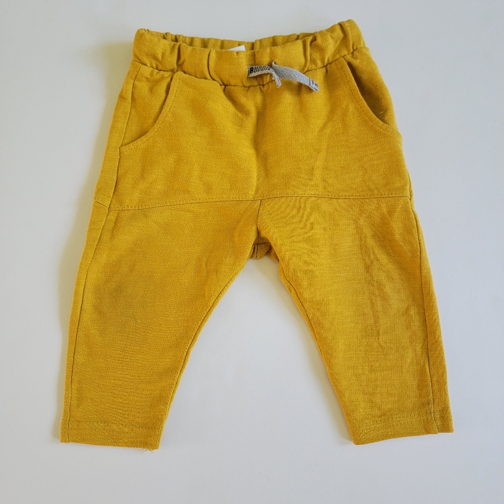 9-12M Zara Mustard Yellow Sweat Pants Sz 9-12M